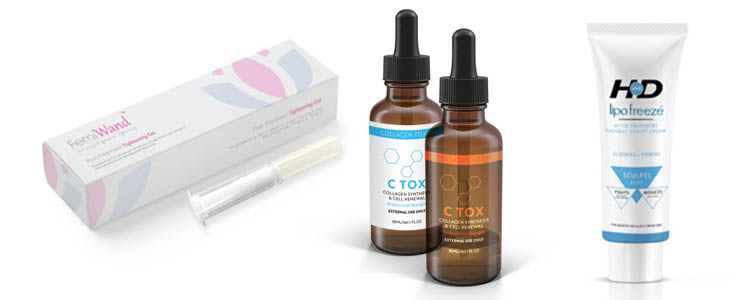 Aftercare creams and serums discussed at your appointment