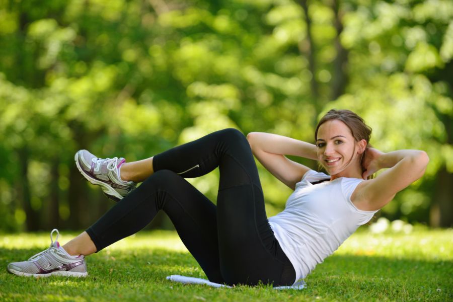 Woman Exercising to Maximise Aqualyx Results